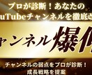 YouTubeチャンネル診断改善｜成長を加速します あなたのチャンネル復活させます イメージ1
