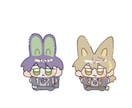 商用利用OK！ゆるかわいいアイコンイラスト描きます SNSアイコンへぜひ！ふんわり手描きイラスト描きます！ イメージ5