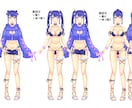 立ち絵、かわいく描きます TRPG・IRIAM・Vtuber立ち絵をズバリ価格で！ イメージ4
