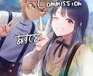 カップリングイラストを描きます BLもGLも男女も…人外キャラもOK！ イメージ5