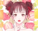 おしゃれで綺麗、可愛いイラスト描きます ファッションイラストや女性誌向けのイラスト イメージ1