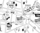 線画イラスト入りの地図を作ります 温かみのあるイラストマップをお探しの方に！ イメージ3