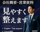 限定価格！会社概要・営業資料を見やすく整えます Canva対応／3ページ〜／英語・タイ語対応 イメージ1