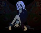 修正何回でも◎　暗い雰囲気のイラスト描きます 仄暗いキャラに合う絵を求めている方へ イメージ3