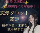 恋の行方と彼or彼女の気持ちを深掘り鑑定♡します 恋の迷子さんを優しく寄り添う恋愛専門タロットです♡ イメージ1