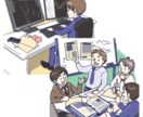 カワイイ挿し絵、作成いたします 小さい挿絵でも、表情豊かなイラストです イメージ4