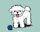 ポップなタッチでペットの似顔絵お描きします SNSアイコン・プレゼント・ご自宅に飾る用などにぜひ♪ イメージ2