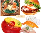 スイーツや料理を魅力的にお描きします お店のメニュー表や看板、アイコンにも！ イメージ1