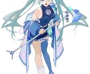 光を意識した鮮やかなイラストなどを制作します 可愛い系や少しかっこいい系の女の子を得意としています。 イメージ3