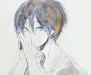 商用可・目を引く印象的なインクイラストお描きます アイコン•歌ってみた動画・MV・配信・小説表紙・プレゼントに イメージ2