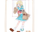 等身大イラスト描きます 商用利用◎｜ご予算相談◎｜選べる絵柄2種 イメージ4