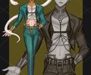 アイコン・TRPG立ち絵・動画サムネを描きます アニメっぽさを残したちょっとリアルな塗りが得意です イメージ3