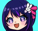 アニメ調で可愛いあなただけのアイコン描きます 格安にてご案内させていただきます イメージ2