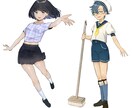 美少女イラストの制作承ります SNSや配信で使える、可愛いアイコン・立ち絵をお描きします！ イメージ4