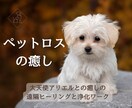 ペットロス・飼い主様の深い悲しみを大天使が癒します ★大天使アリエル★飼い主様への遠隔ヒーリングと浄化ワーク イメージ1