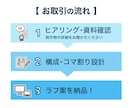 本制作の前に！広告漫画のラフ案を作ります 構成・コマ割りを先に確認してから、安心して本発注できます イメージ4