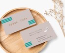 大人かわいい名刺・ショップカードを作成します お店や個人の印象をアピールしたい方へ イメージ5