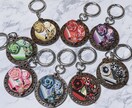 つまみ細工や水引を使ったキーホルダーをお作りします 世界に一つだけのあなたのためのキーホルダーです！ イメージ1