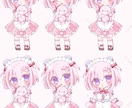 女の子のキャラクターデザイン、衣装デザイン承ります 5頭身～デフォルメ絵柄で制作いたします！ イメージ9