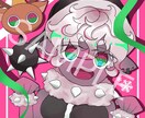 彩度高めのキラキラかわいいアイコンを描きます 病みかわいいやゆめかわいいイラストが得意です イメージ3