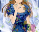 おまかせOK⭐︎お花の似合う人物イラスト描きます お花のご指定可能！テーマなどありましたらお伝え下さい♪ イメージ2