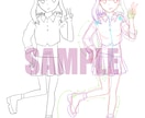 線画イラストを現役講師が添削します 赤ペン添削で線画の悩みを解決まで優しくサポートします！ イメージ2