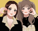 SNSで映える♡ゆるおしゃれアイコン描きます 商用・似顔絵可！思わず目を引く、ゆるおしゃれアイコン作成 イメージ7