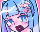 ホップでかわいいアイコン、ヘッダー等描きます 絶対印象に残るキャッチーなアイコンをご提供！！ イメージ1