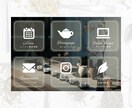 モダンでおしゃれなLINEリッチメニュー承ります サロン様や個人事業主の方におすすめ♩イメージを形にします イメージ6
