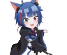 SNS用アイコン等可愛いイラストをお描きします 歌い手さんのお手伝いをいたします！キャス画等…… イメージ8