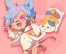 ミニキャラなSNSアイコン作ります 自分だけのアイコンでSNSしませんか？ イメージ3