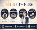 5日間で恋愛不安と衝動を整えます 送る・待つ・何もしないを落ち着いて判断したい方へ イメージ2