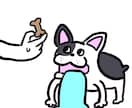 犬・愛犬のイラストお描きいたします 愛犬の世界で1枚だけのイラストを作ってみませんか？ イメージ2