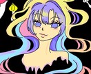 女の子、動物などのアイコンお描きします 少女漫画テイストの貴方様だけのイラストをお作り致します。 イメージ3