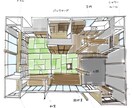 可愛い手書きの鳥瞰図を描きます 可愛い雰囲気の絵を使って契約UPしませんか イメージ1