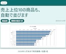 店舗の売上CSVを月次集計するExcelを作ります CSVを貼ると、月別・商品別・曜日別の表とグラフが出ます イメージ3