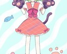 ゆるふわシンプルなイラスト描きます 立ち絵、挿絵、グッズなどお気軽にご相談ください！ イメージ3
