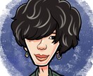 アイコン用のポップで優しい似顔絵お描きします あなただけのシンプルなバストアップの似顔絵をお描き致します イメージ2