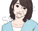女性のアイコン・イラスト描きます 水彩タッチの着彩で一味違ったイラスト・アイコンを描きます イメージ4