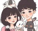 貴方の写真をイラスト描きます 人物・動物写真をオリジナルイラストに描きます イメージ2