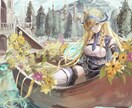 厚塗りで世界観のあるイラスト描きます キャラクター立ち絵や背景あり等ご対応できます イメージ2