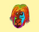 キモ可愛いイラスト・アイコン描きます 美大生による独特なイラストをオーダー！ イメージ3