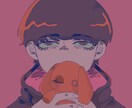 闇を感じるアイコン作成します ちょっとレトロで、暗い、闇を感じるイラストを描かせて頂きます イメージ2