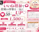 X/Twitterいいね50～増加します ♡減少保証♡今なら10ブックマークプレゼント中♡ イメージ1