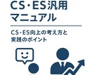 現場が動くCS・ES汎用マニュアルを作成します 業種を問わず使えるCS・ES改善の基礎資料です イメージ1