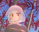 可愛い女の子を含む背景付き一枚絵を描きます キャラクターの衣装から背景の描き込みまでこだわります イメージ2