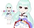 オリジナルキャラクターモデル（VRM）作成します キャラデザからフルスクラッチ３Dモデルを！ イメージ4