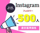 Instagramのフォロワーを増やします ★フォロワー1人1.5～3円★ イメージ1