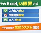 Excelの限界を解決しますます 現場に合わせて作る“使える業務システム”を開発します イメージ1