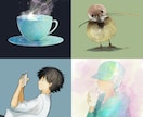 動物・人物・小物等のアイコン承ります 大切なイメージが形になるよう制作させていただきます イメージ1